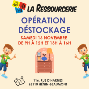 Déstockage du 16 Novembre à Hénin-Beaumont